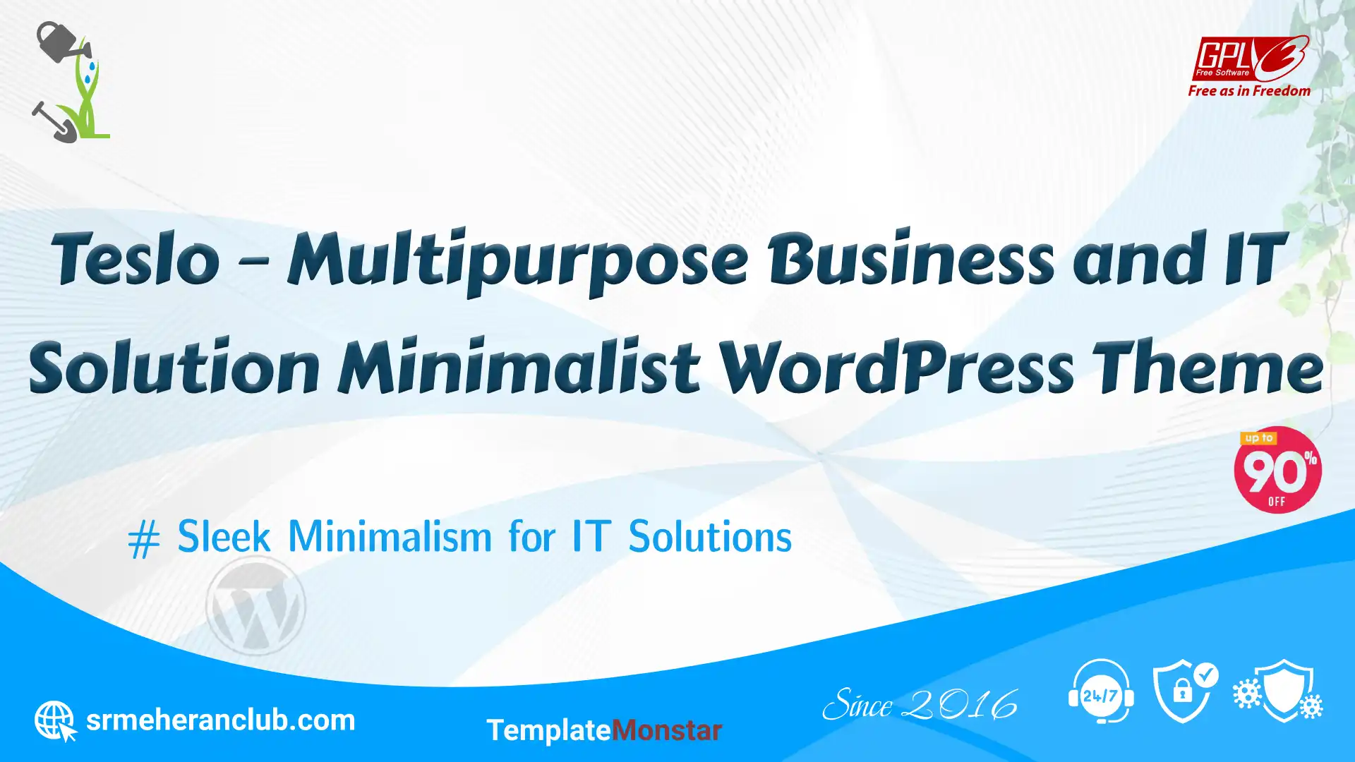 Teslo – Multipurpose Business and IT Solution Minimalist WordPress Theme — Theme by Templatemonster