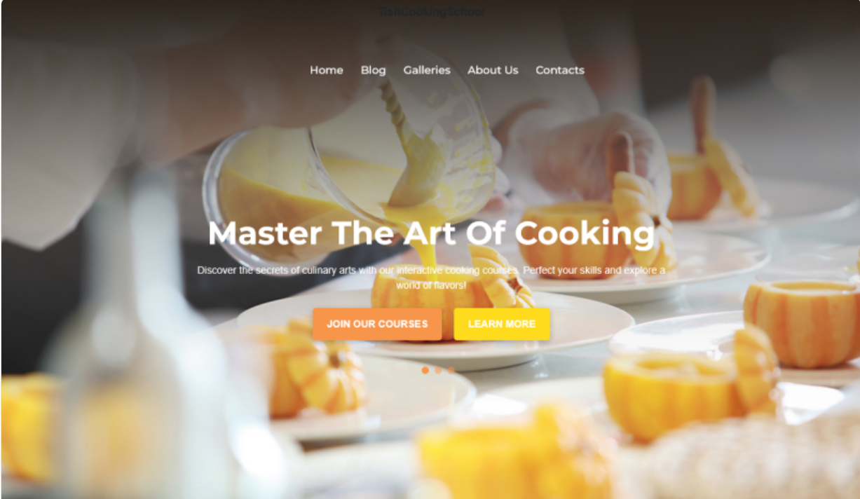 TishCookingSchool - Cooking School WordPress Theme
