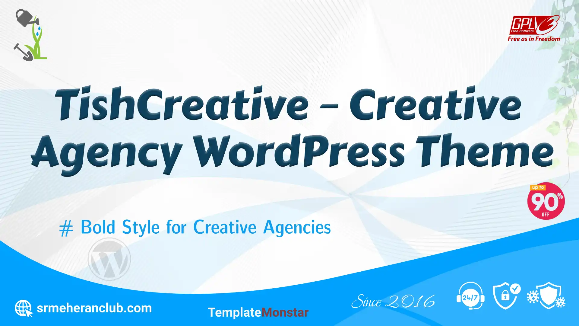 TishCreative – Creative Agency WordPress Theme — Theme by Templatemonster