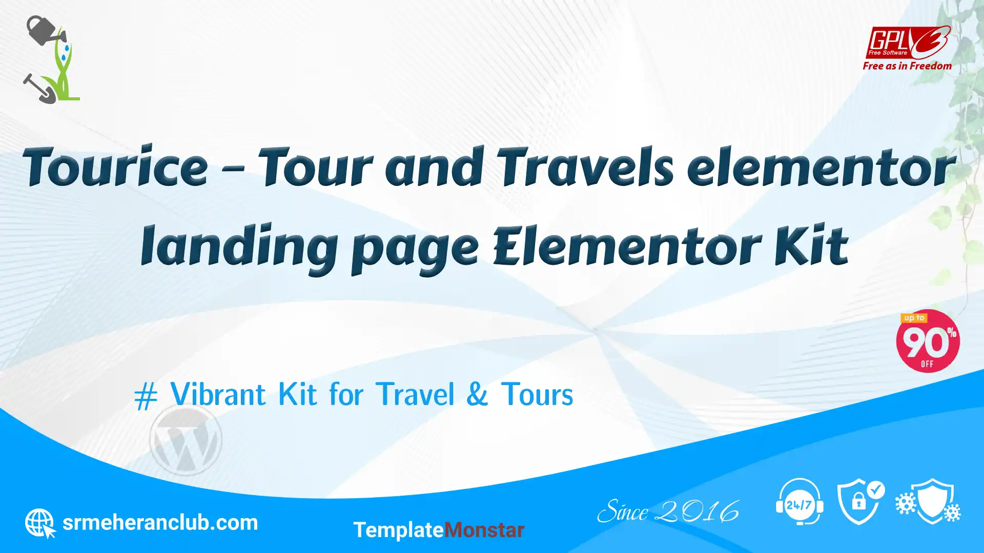 Tourice – Tour and Travels elementor landing page Elementor Kit