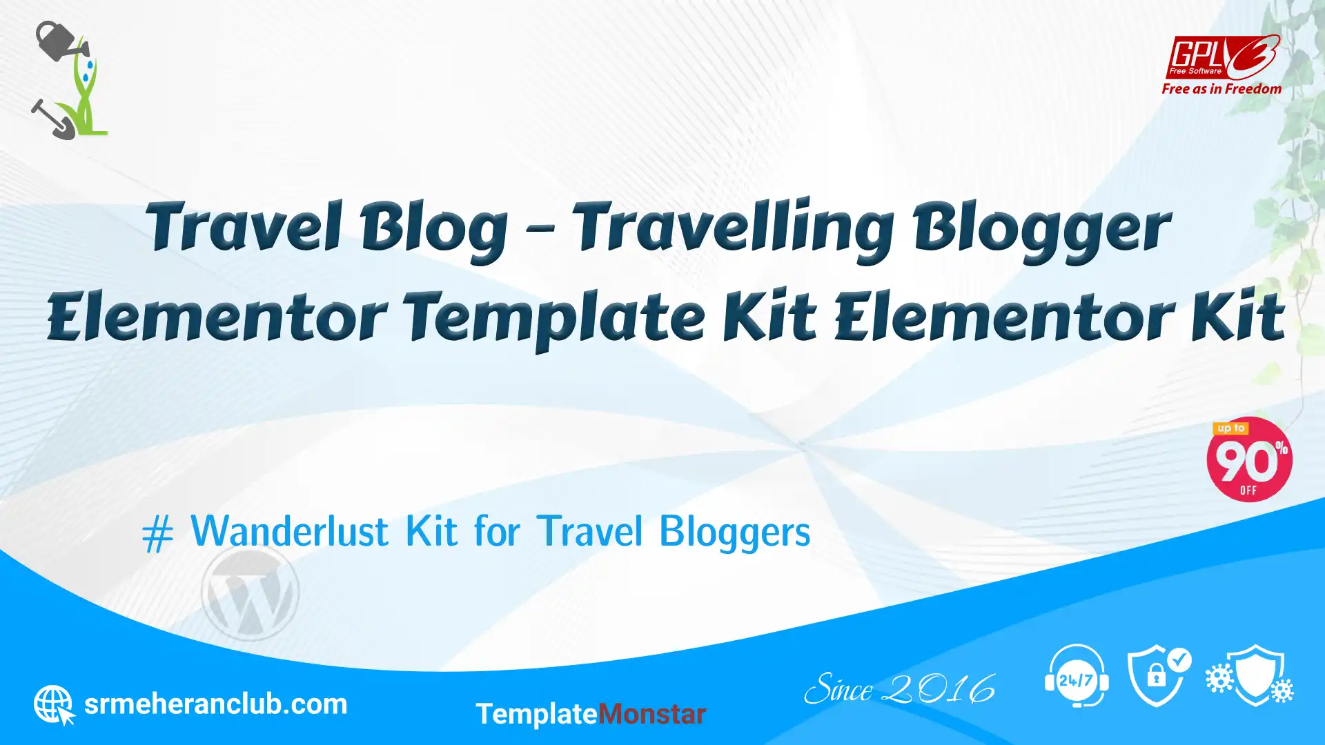 Travel Blog – Travelling Blogger Elementor Template Kit Elementor Kit