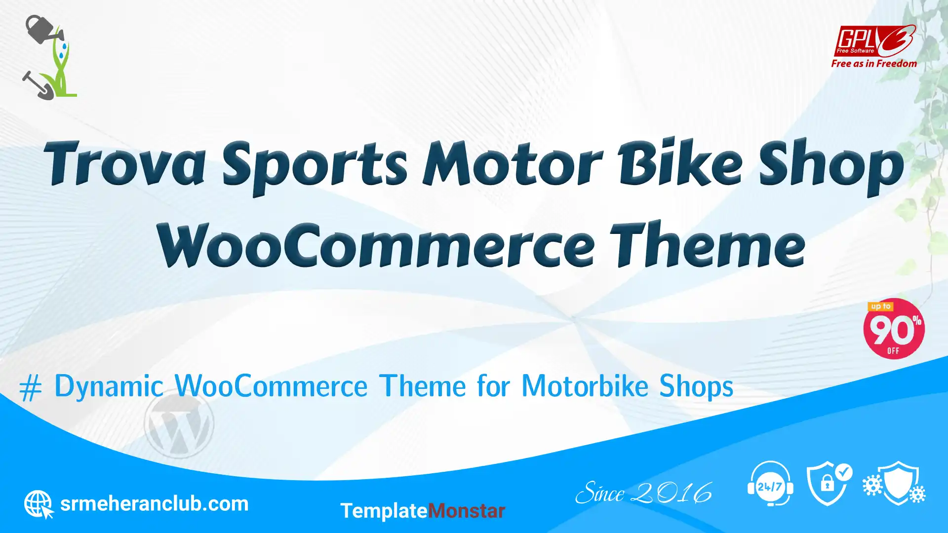 Trova Sports Motor Bike Shop WooCommerce Theme — Theme by Templatemonster