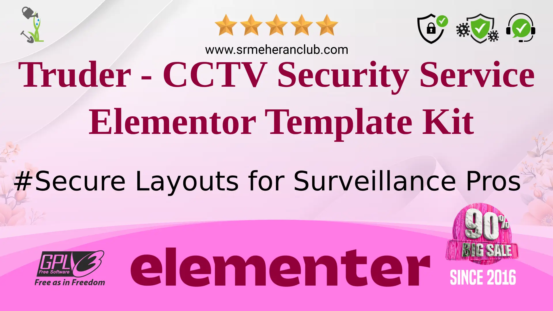 Truder – CCTV Security Service Elementor Template Kit — Elementor Kit by Themeforest