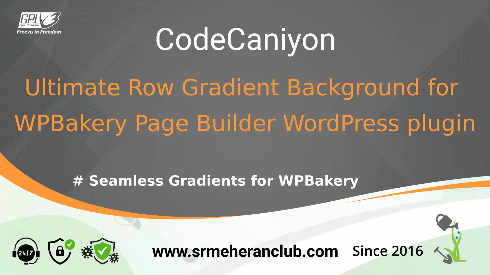 Ultimate Row Gradient Background for WPBakery Page Builder WordPress plugin