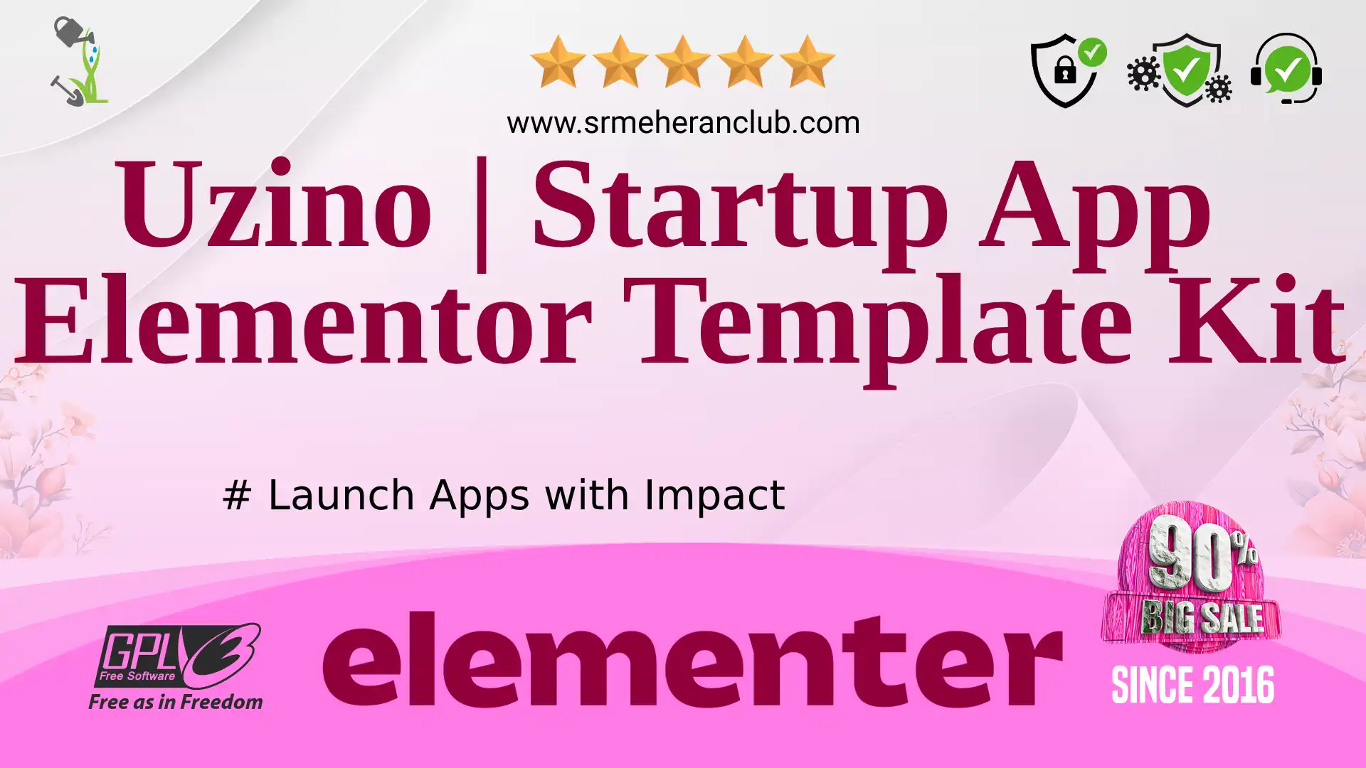 Uzino | Startup App Elementor Template Kit — Elementor Kit by Themeforest