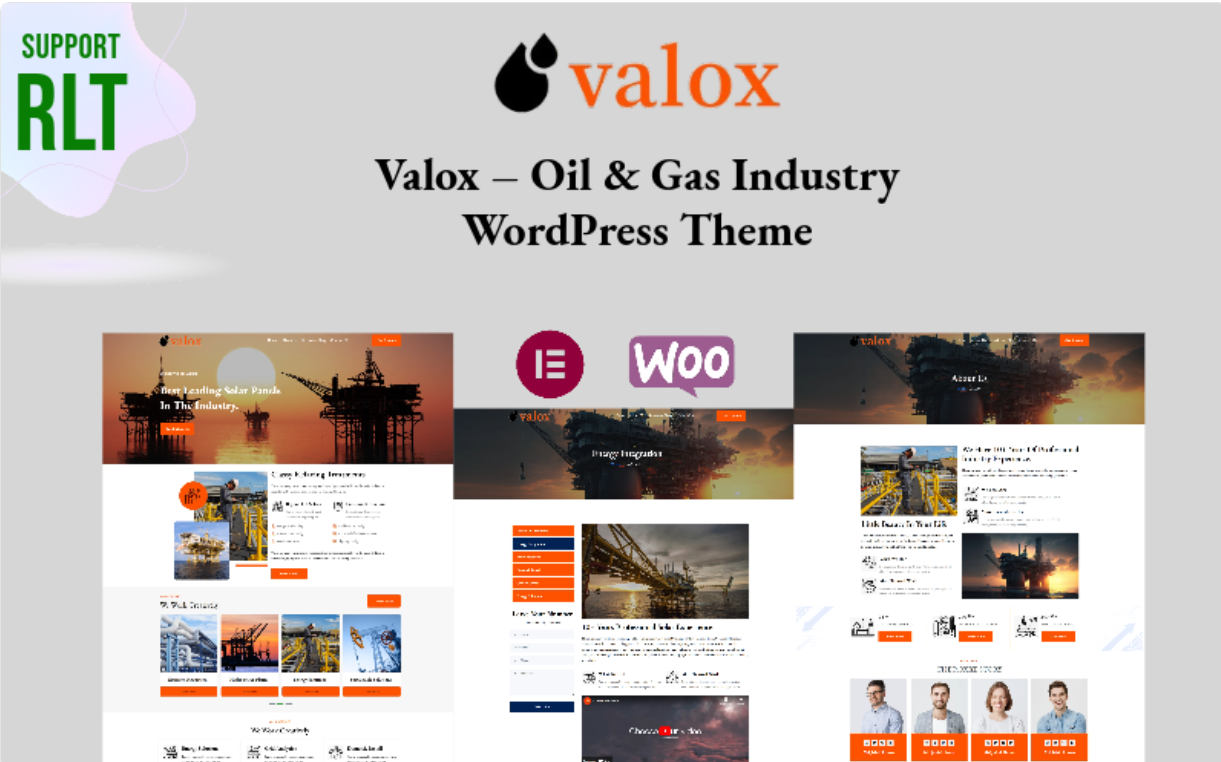 Valox – Oil & Gas Industry WordPress Theme