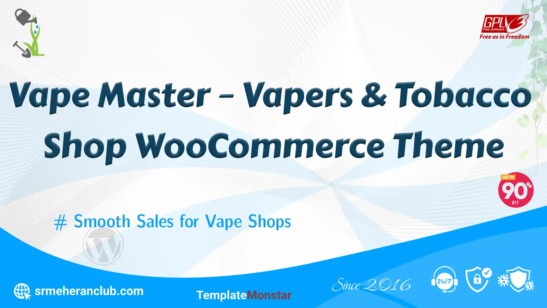 Vape Master – Vapers & Tobacco Shop WooCommerce Theme — Theme by Templatemonster