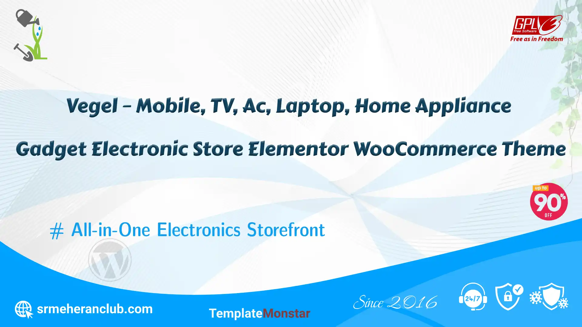 Vegel – Mobile, TV, Ac, Laptop, Home Appliance Gadget Electronic Store Elementor WooCommerce Theme