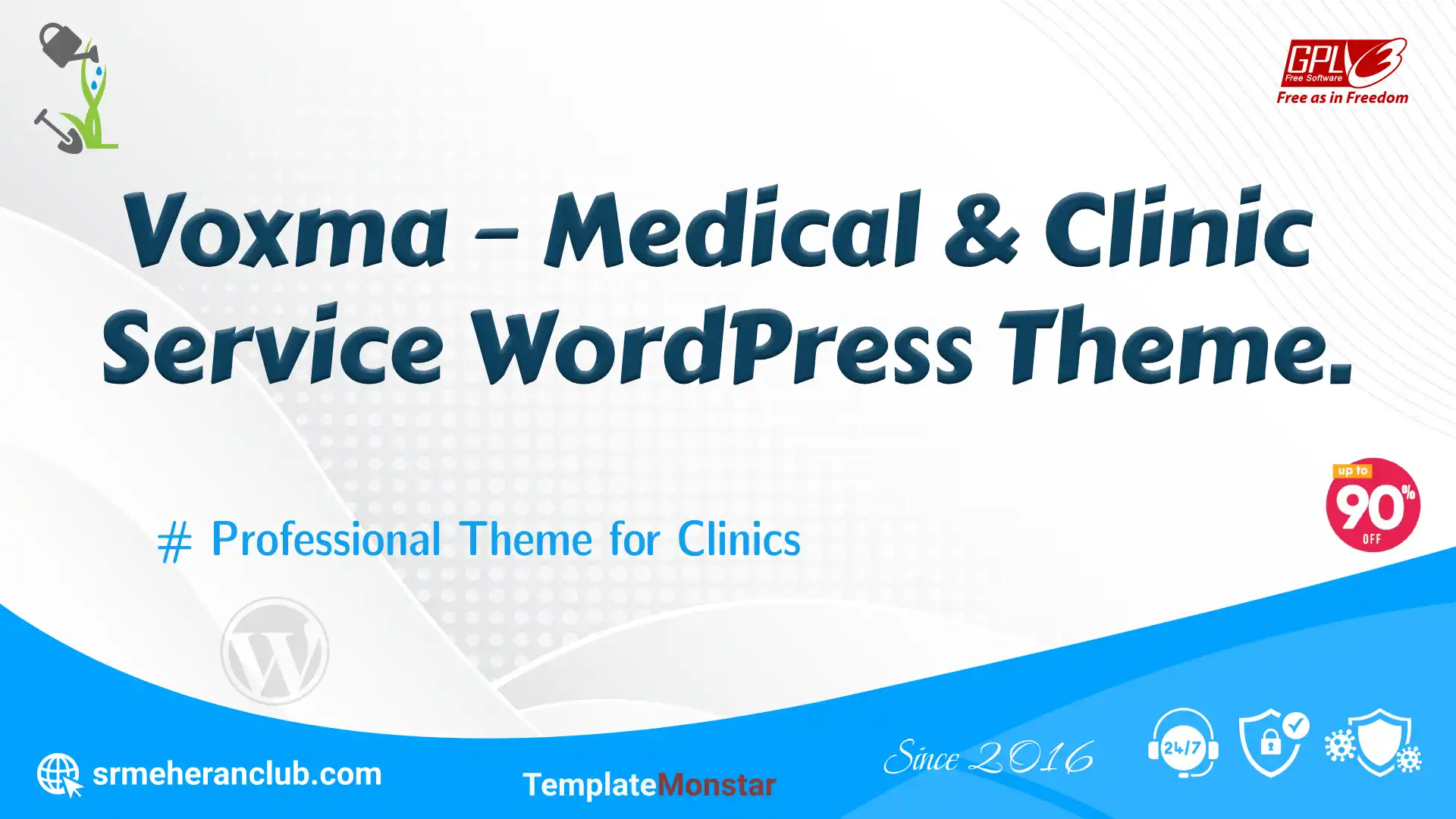 Voxma – Medical & Clinic Service WordPress Theme. — Theme by Templatemonster