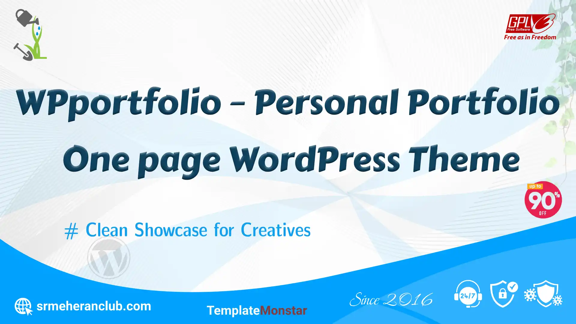 WPportfolio – Personal Portfolio One page WordPress Theme