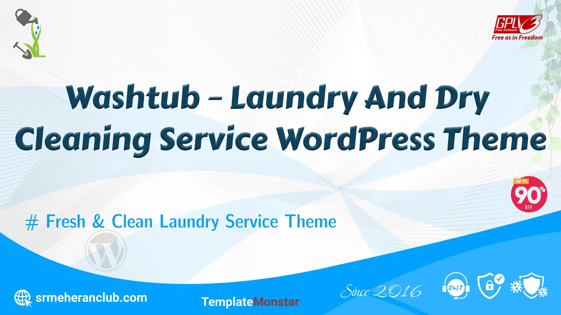 Washtub – Laundry And Dry Cleaning Service WordPress Theme — Theme by Templatemonster