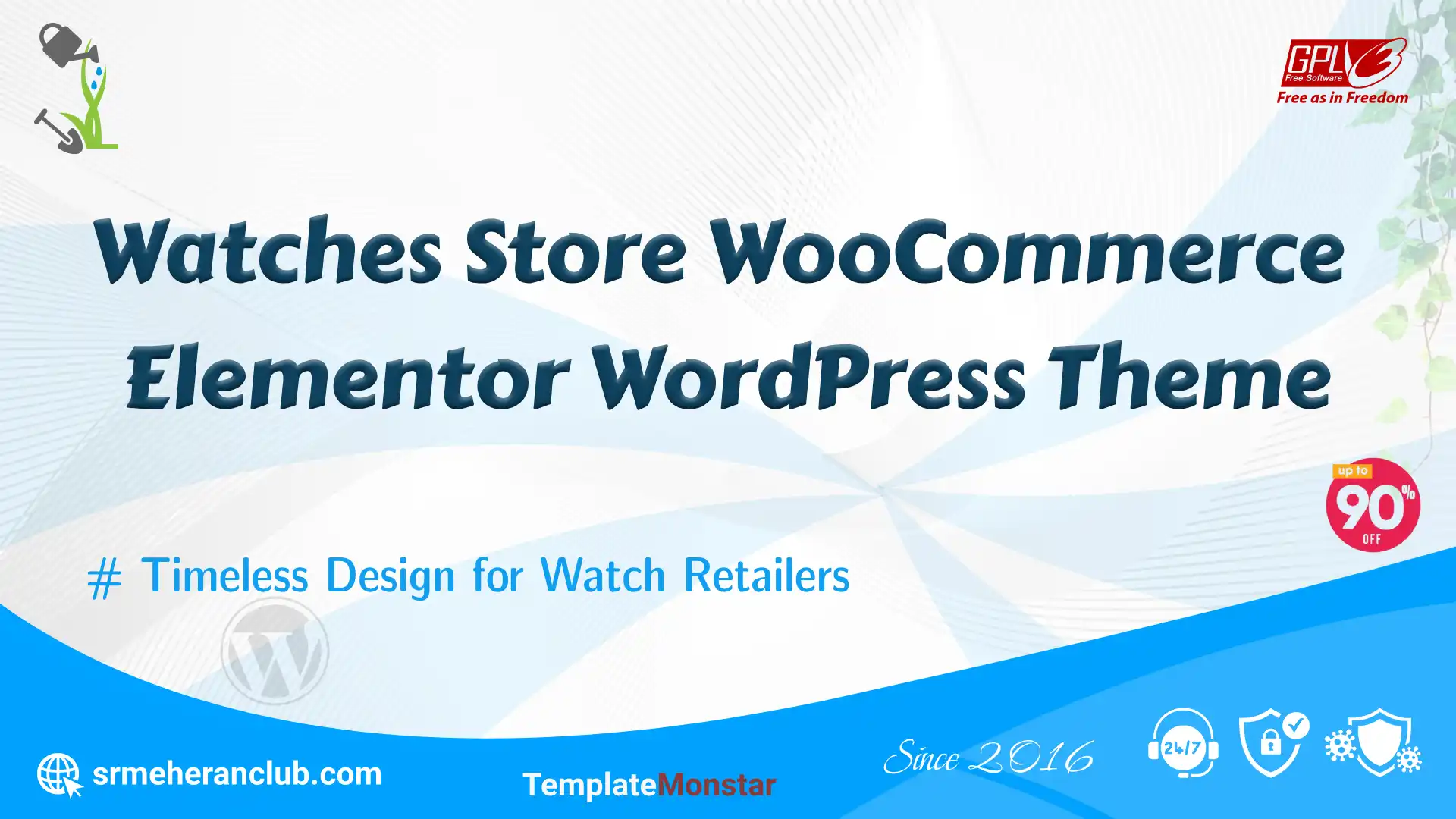 Watches Store WooCommerce Elementor WordPress Theme