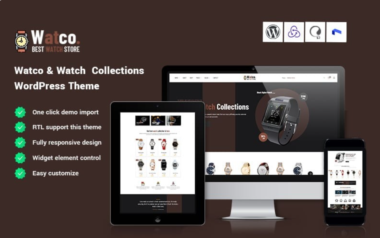 Watco - Watch Collections WordPress Theme