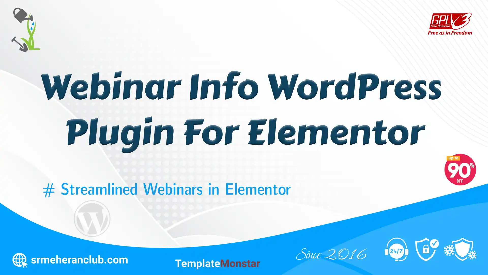 Webinar Info WordPress Plugin For Elementor — Plugin by Templatemonster