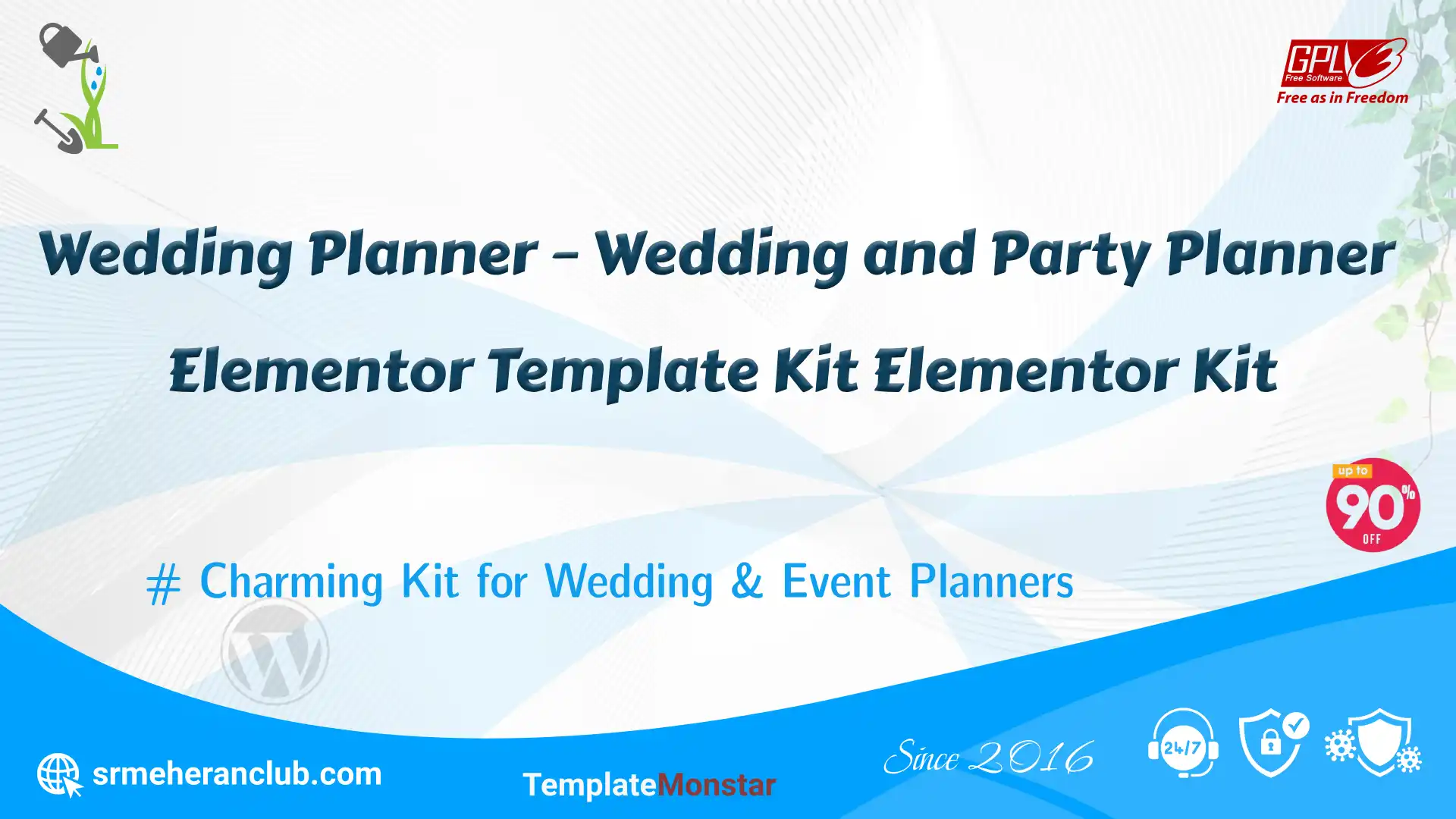 Wedding Planner – Wedding and Party Planner Elementor Template Kit Elementor Kit