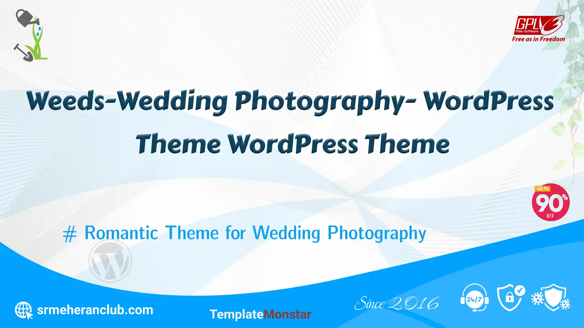 Weeds-Wedding Photography- WordPress Theme WordPress Theme