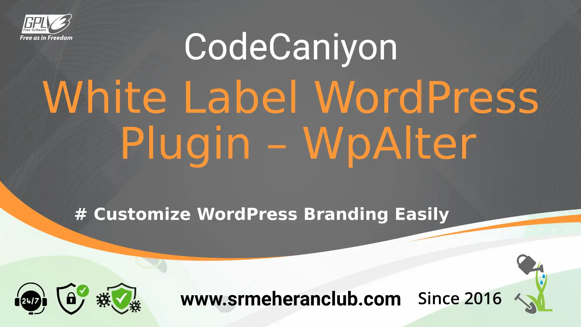 White Label WordPress Plugin – WpAlter — Plugin by Codecanyon