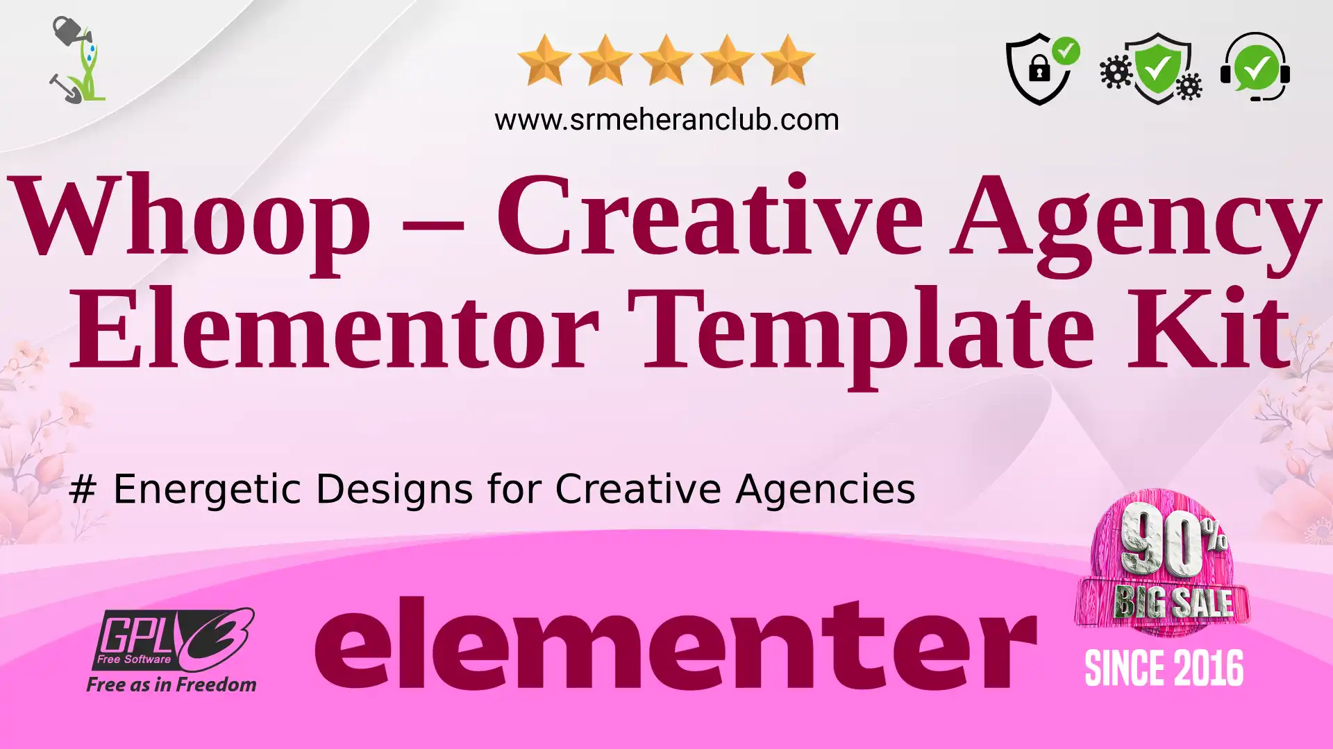 Whoop – Creative Agency Elementor Template Kit — Elementor Kit by Themeforest