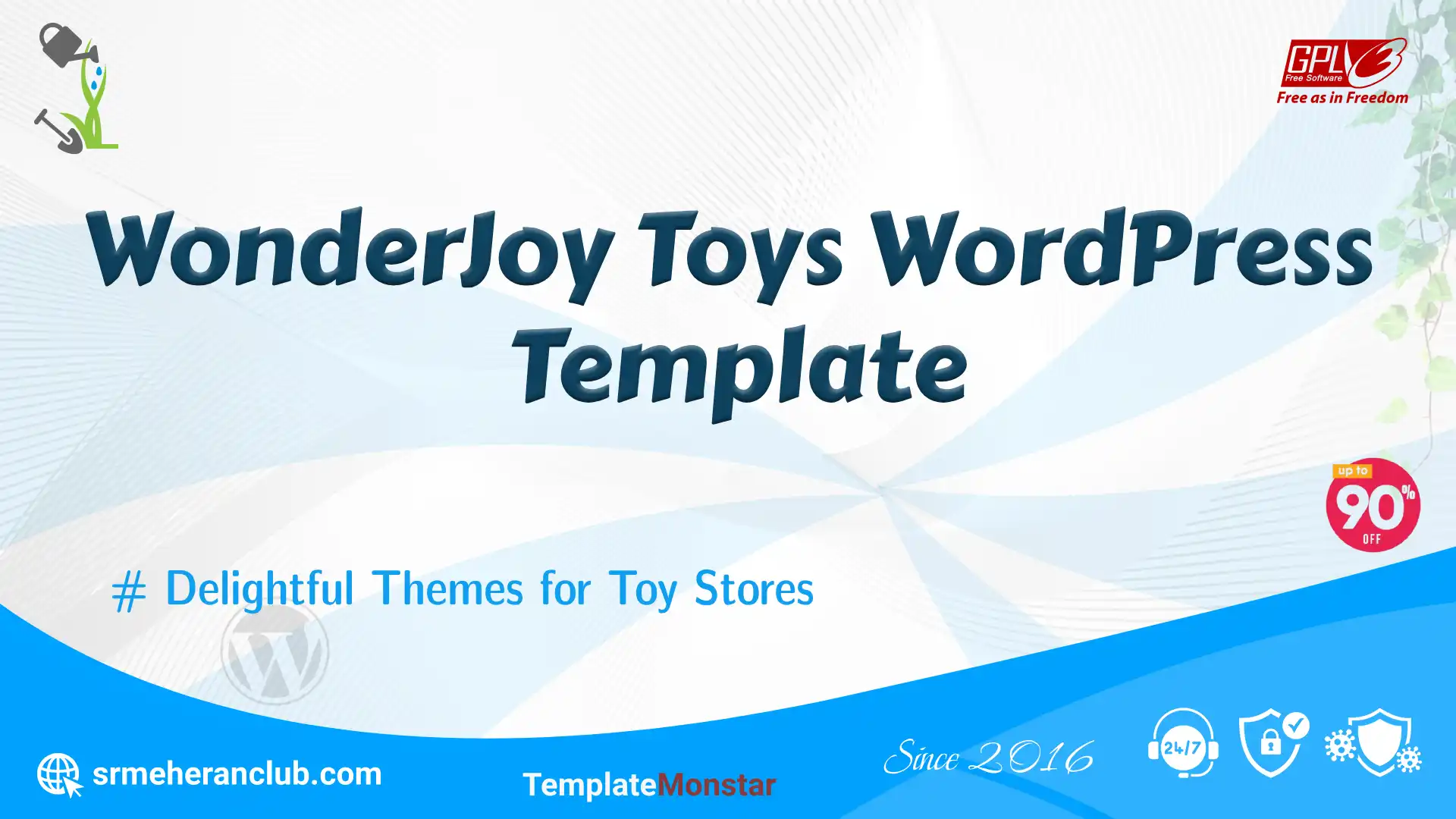WonderJoy Toys WordPress Template — Template by Templatemonster