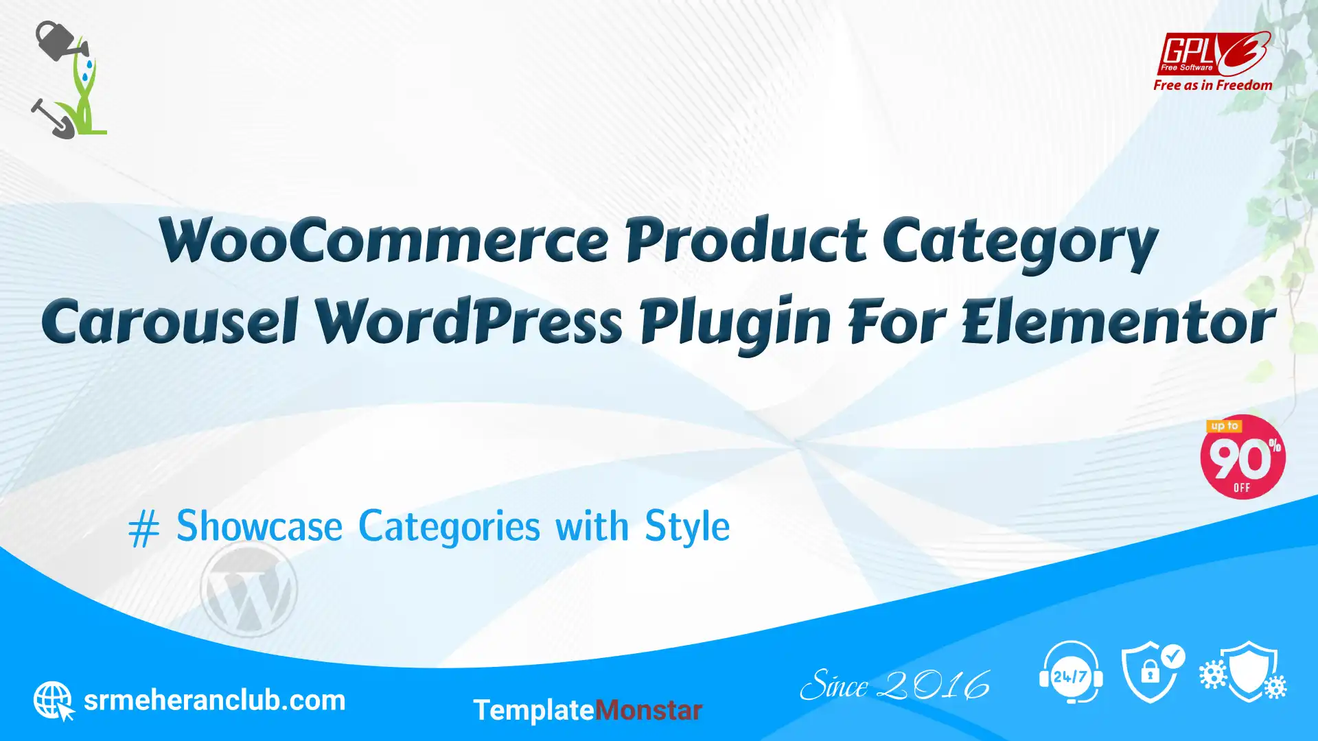 WooCommerce Product Category Carousel WordPress Plugin For Elementor — Plugin by Templatemonster