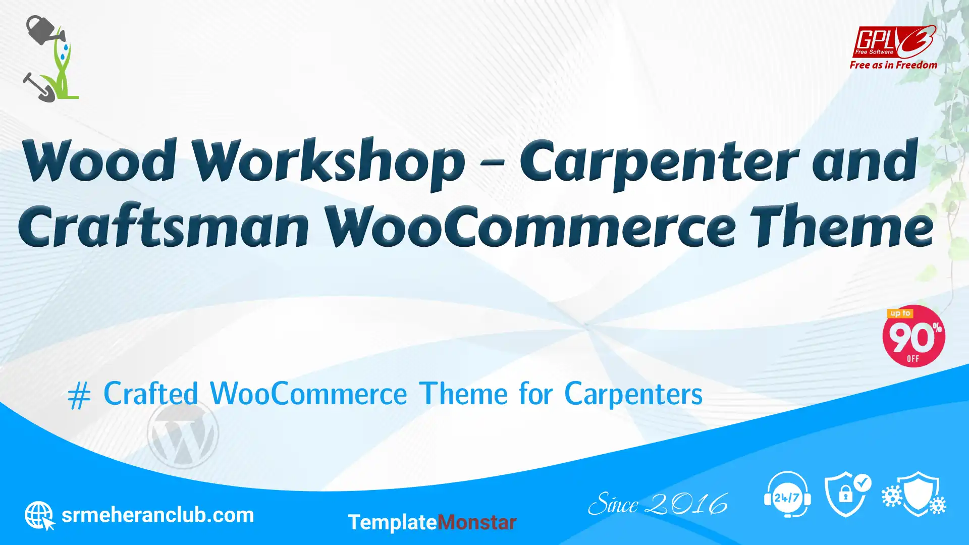 Wood Workshop – Carpenter and Craftsman WooCommerce Theme — Theme by Templatemonster