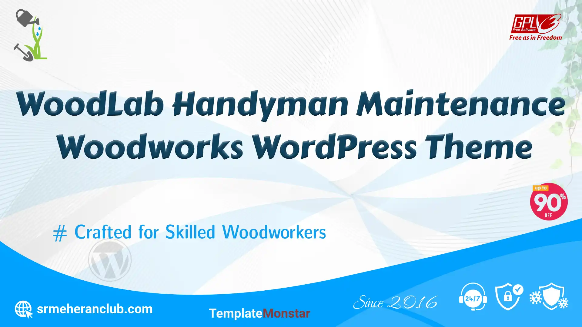 WoodLab Handyman Maintenance Woodworks WordPress Theme — Theme by Templatemonster