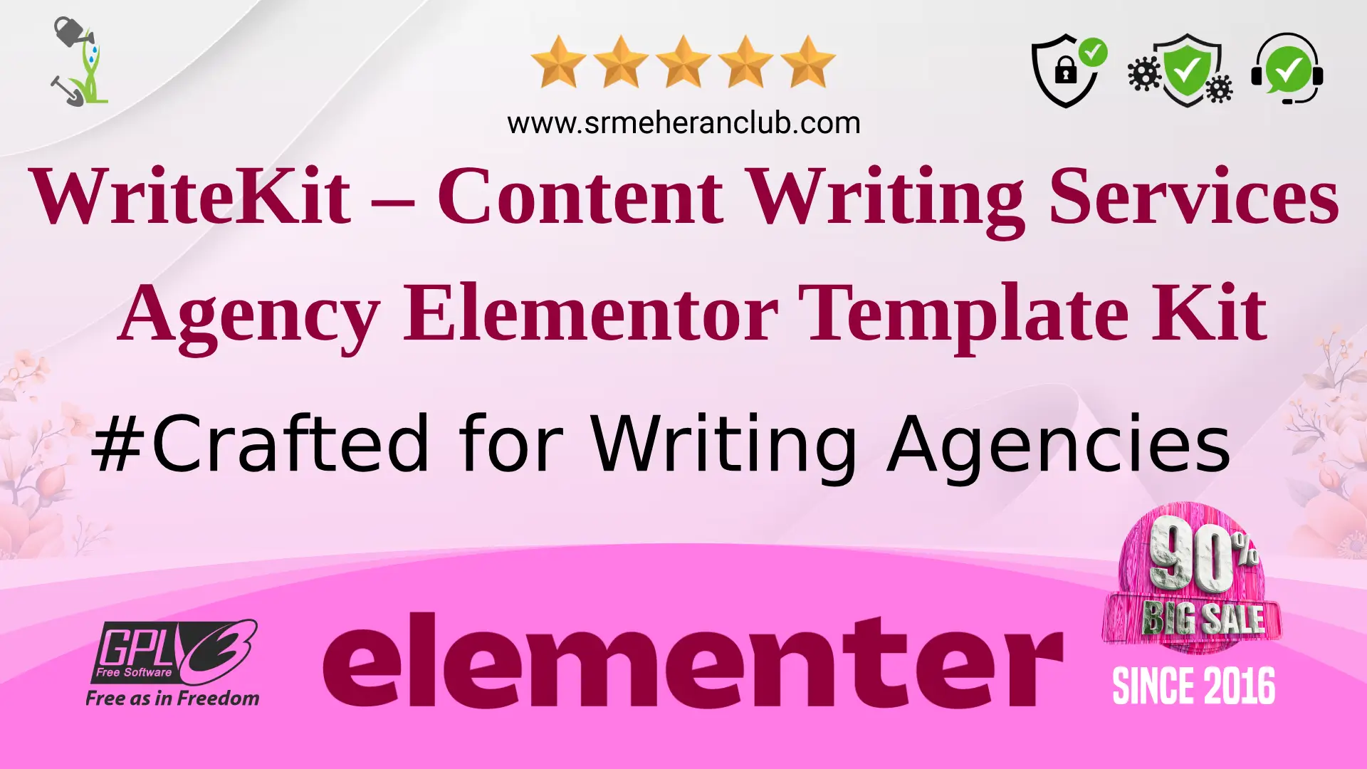 WriteKit – Content Writing Services Agency Elementor Template Kit — Elementor Kit by Themeforest
