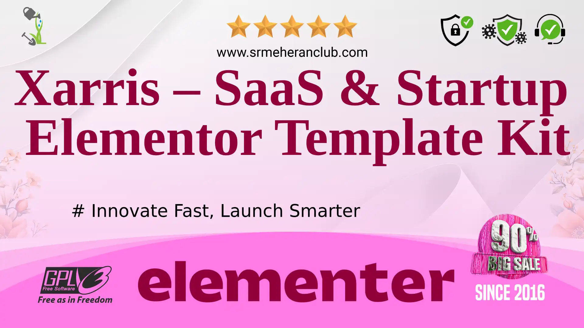 Xarris – SaaS & Startup Elementor Template Kit — Elementor Kit by Themeforest
