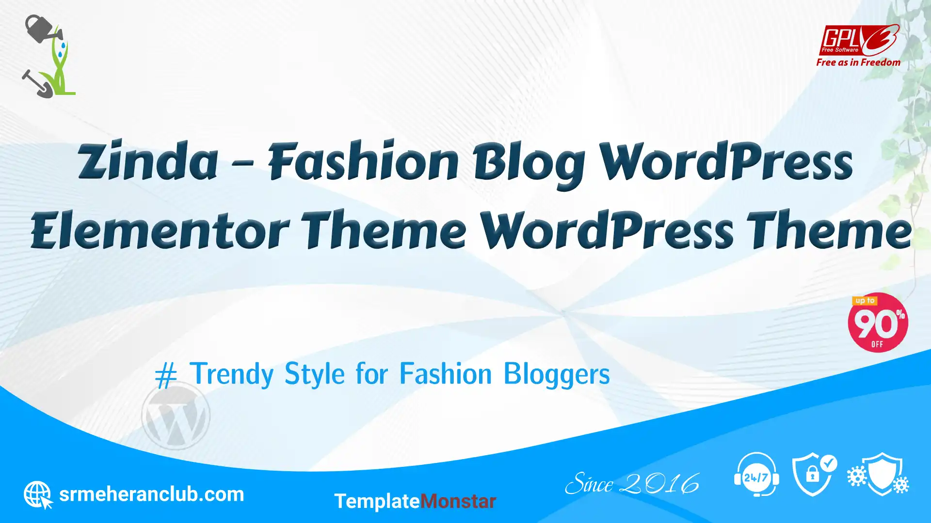 Zinda – Fashion Blog WordPress Elementor Theme WordPress Theme — Theme by Templatemonster