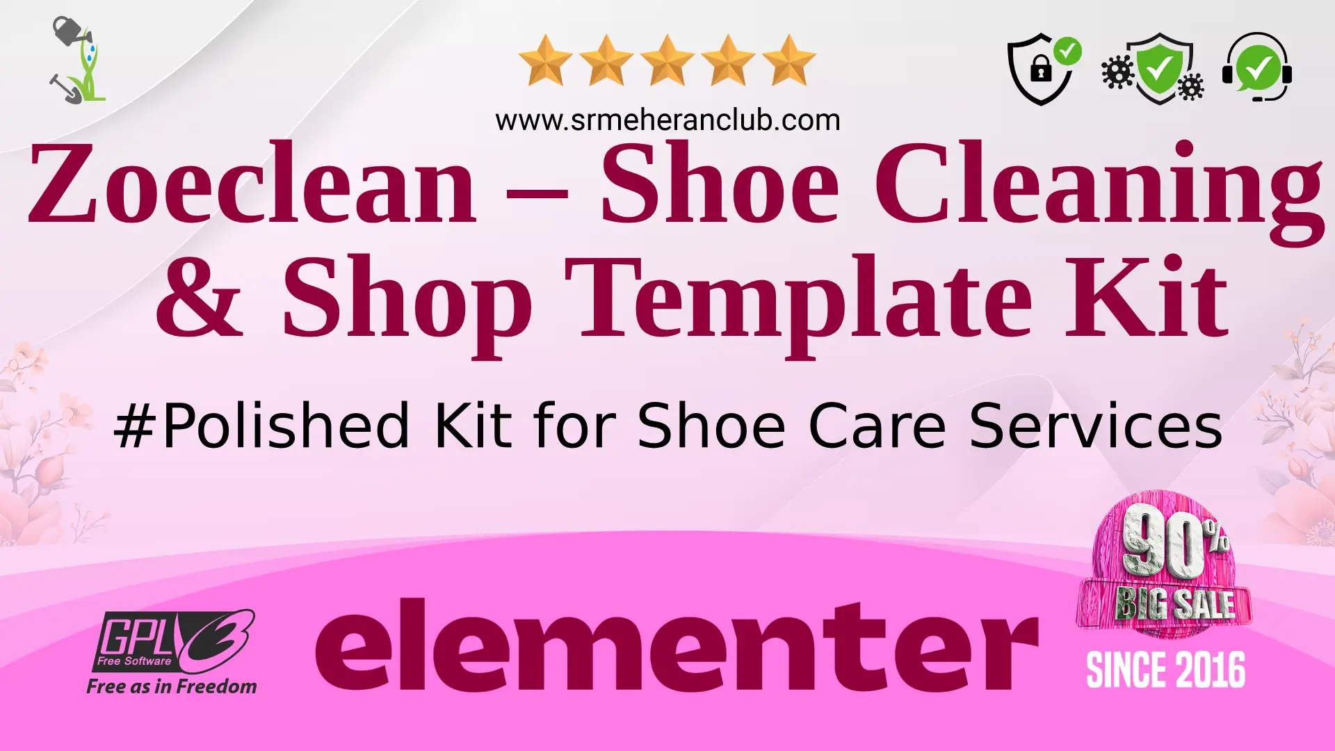 Zoeclean – Shoe Cleaning & Shop Template Kit — Elementor Kit by Themeforest