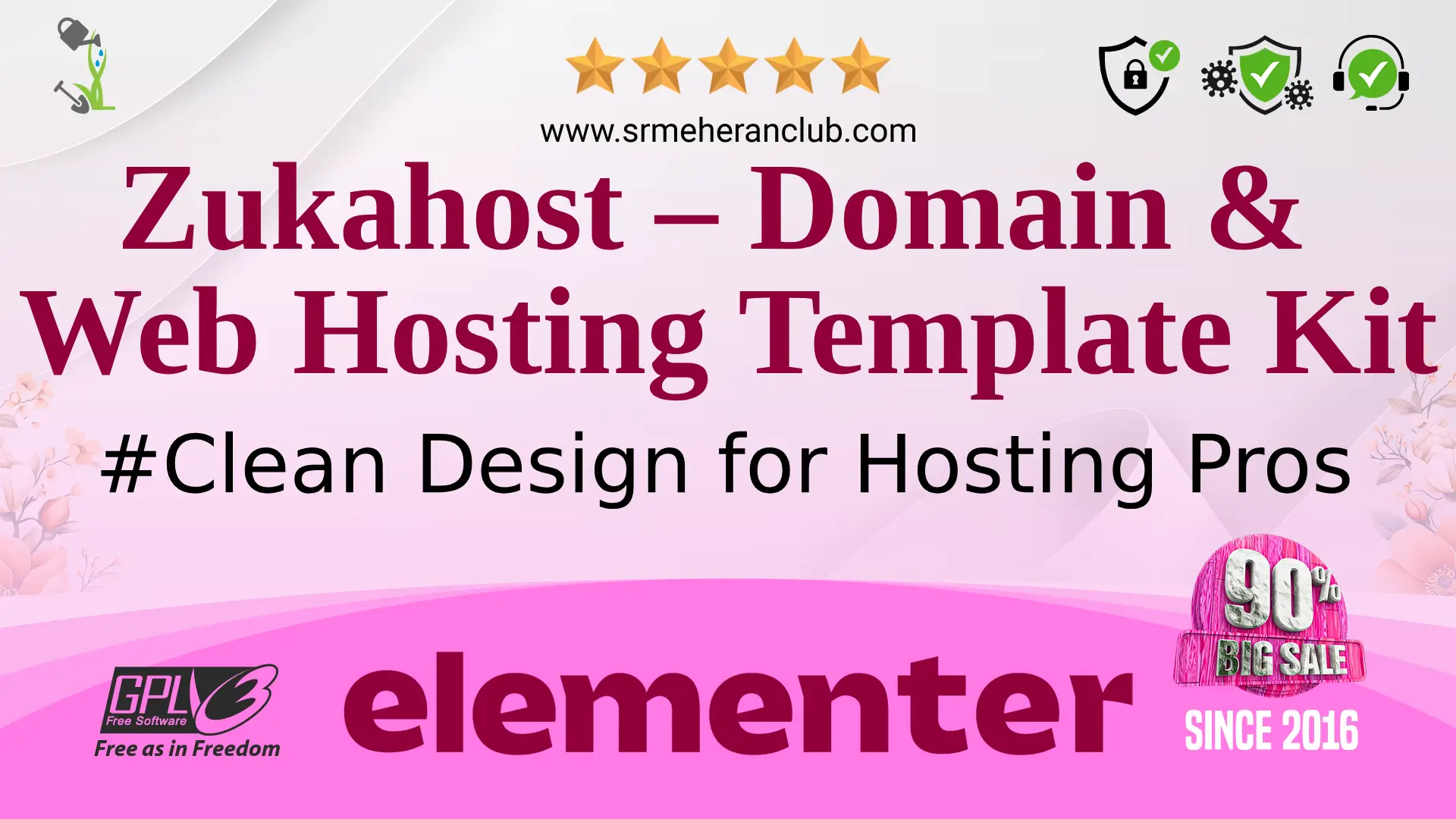Zukahost – Domain & Web Hosting Template Kit — Elementor Kit by Themeforest