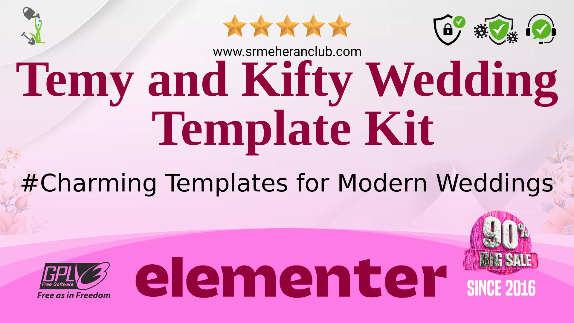 Temy and Kifty Wedding Template Kit — Elementor Kit by Themeforest