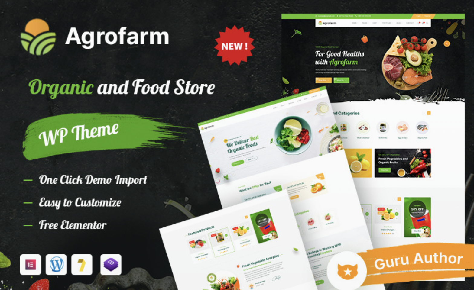 Agrofarm - Organic Food Store & Agriculture WordPress Theme