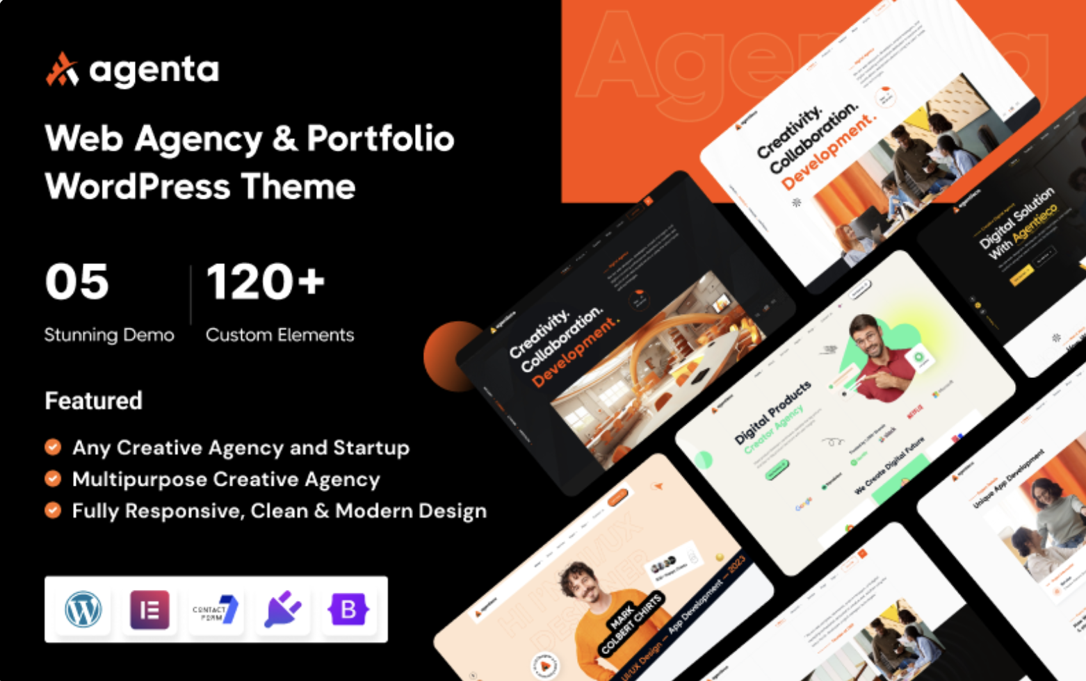 Agenta – Creative Agency & Portfolio WordPress Theme
