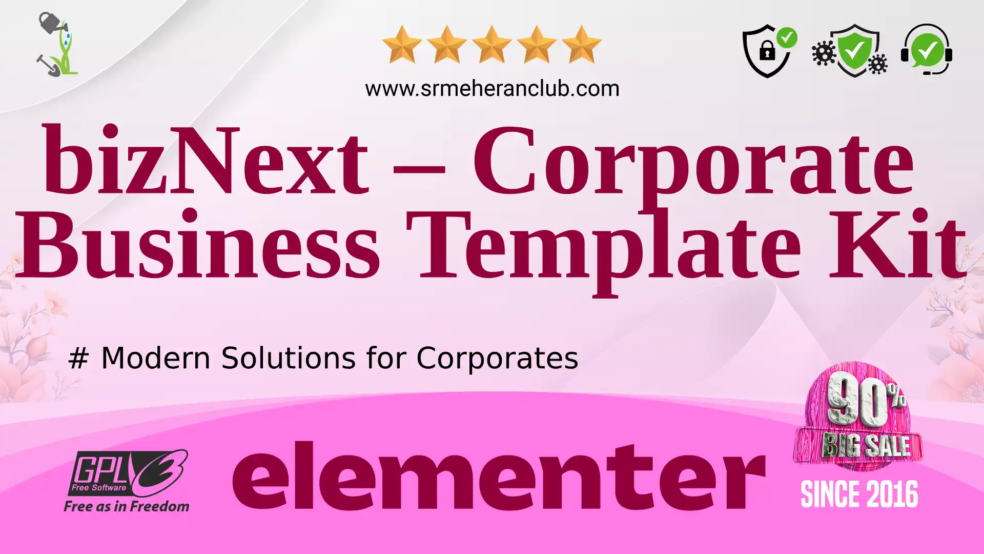 bizNext – Corporate Business Template Kit — Elementor Kit by Themeforest