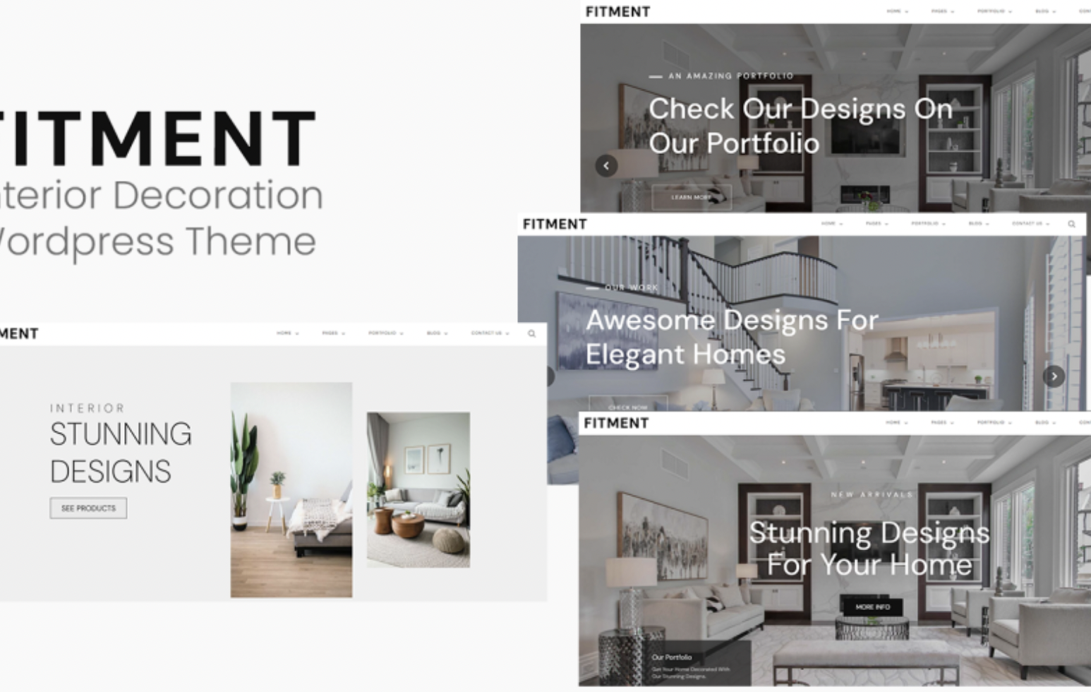Fitment - Interior Decoration Wordpress Theme WordPress Theme