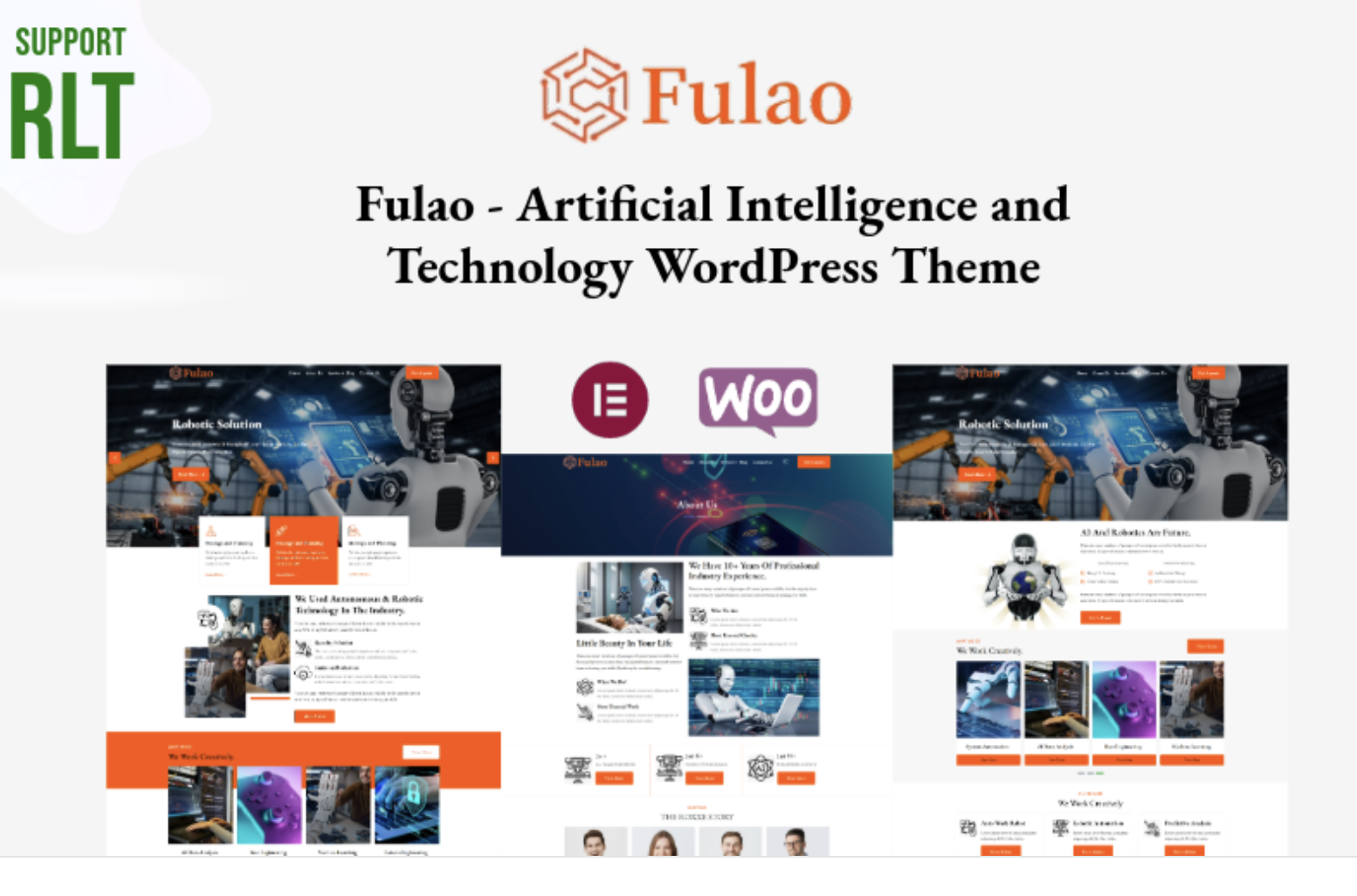 Fulao - Artificial Intelligence and Technology WordPress Theme