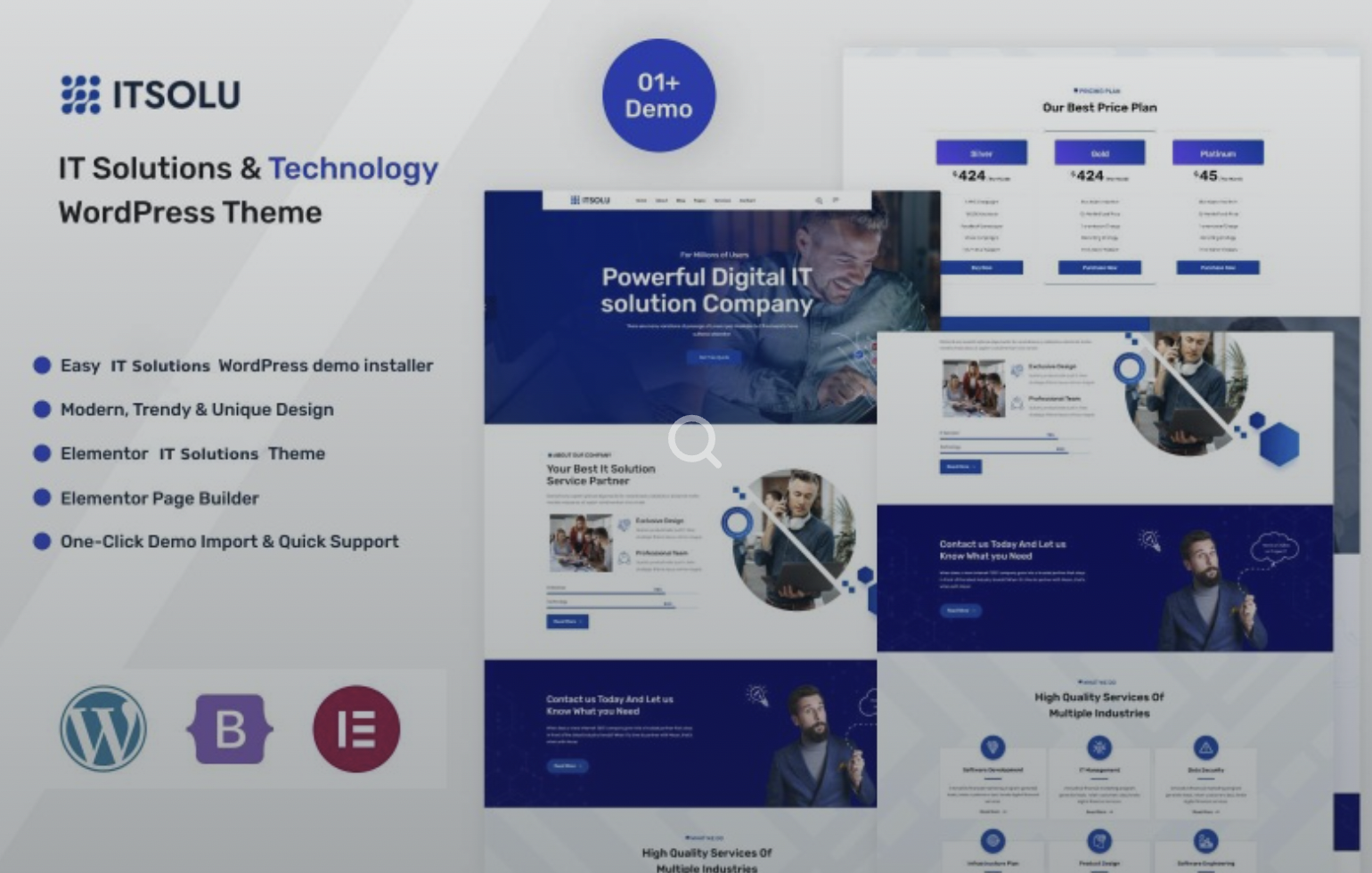 Itsolu - Technology & IT Solutions WordPress Theme
