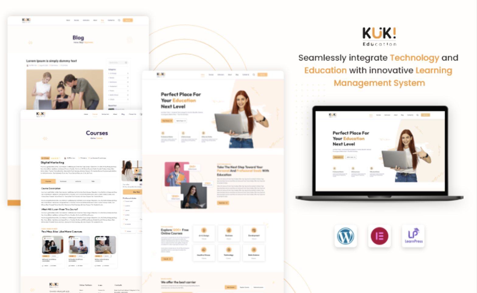 KUKI Education - LMS WordPress Theme