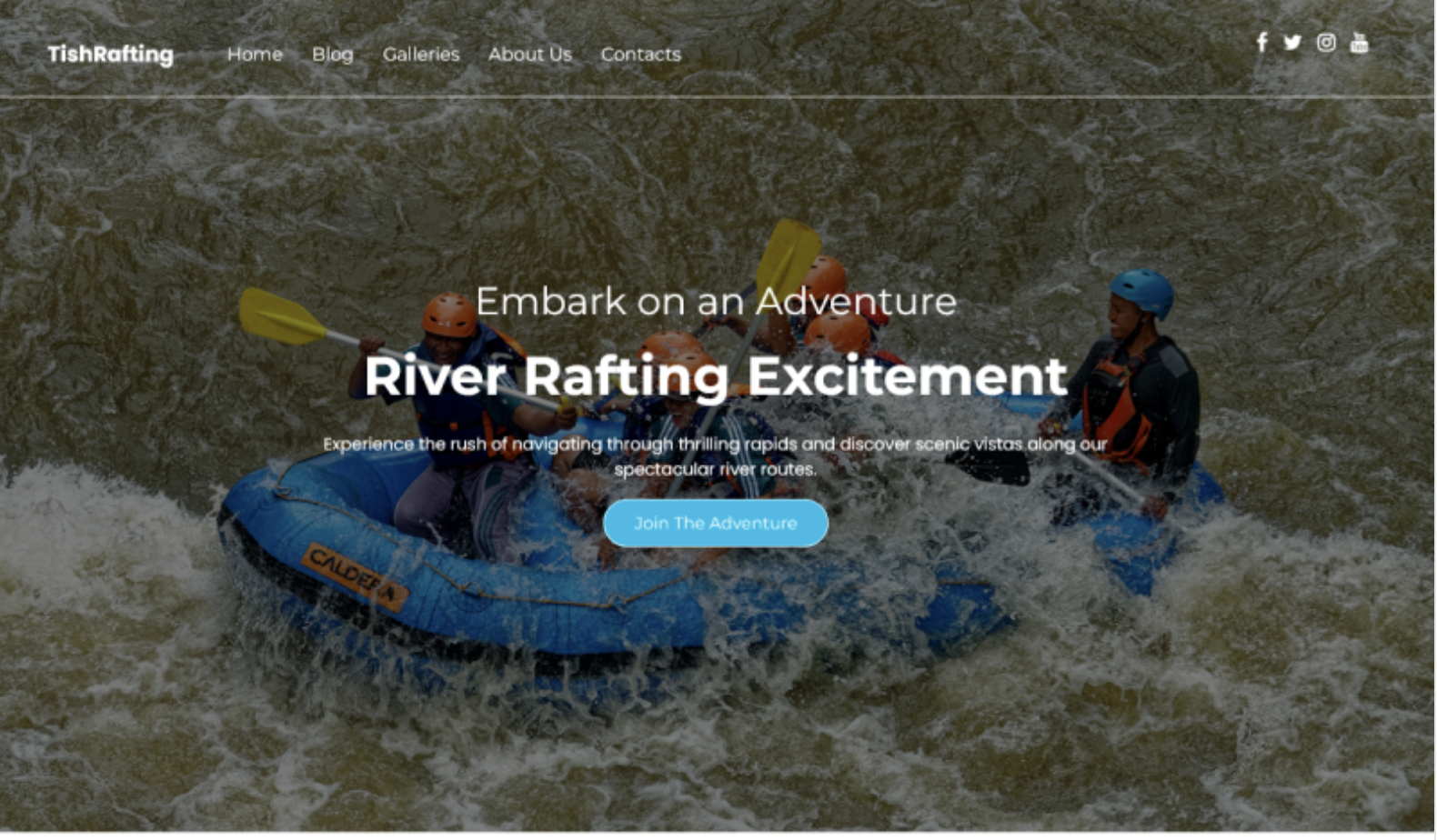 TishRafting - Rafting WordPress Theme