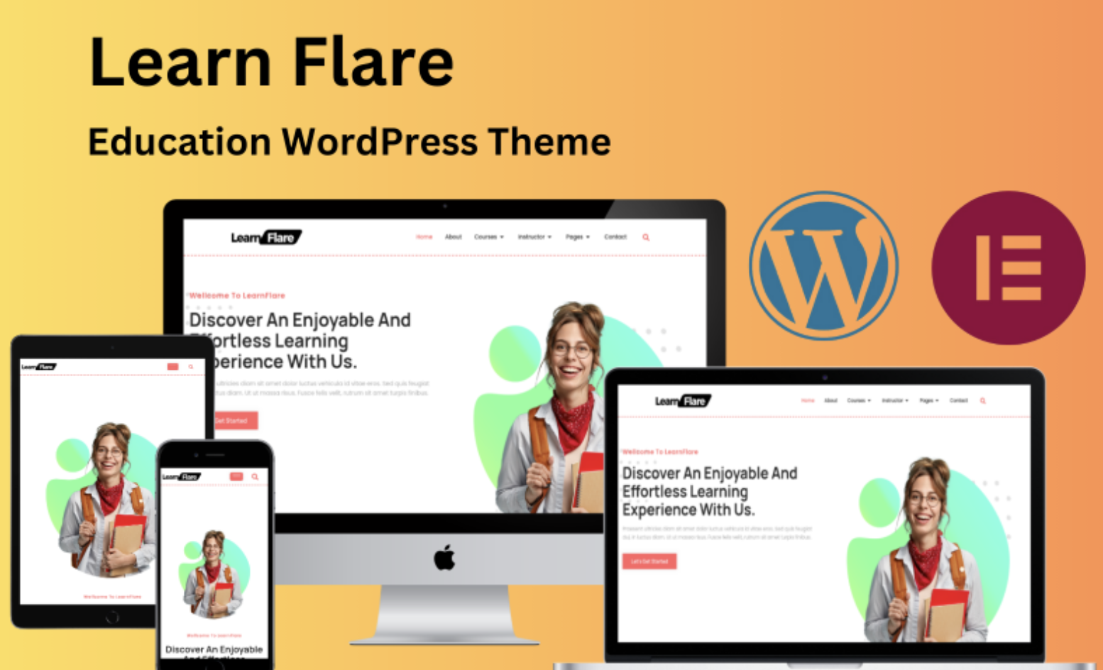 Learn Flare - Education & Online Teaching Elementor WordPress Theme