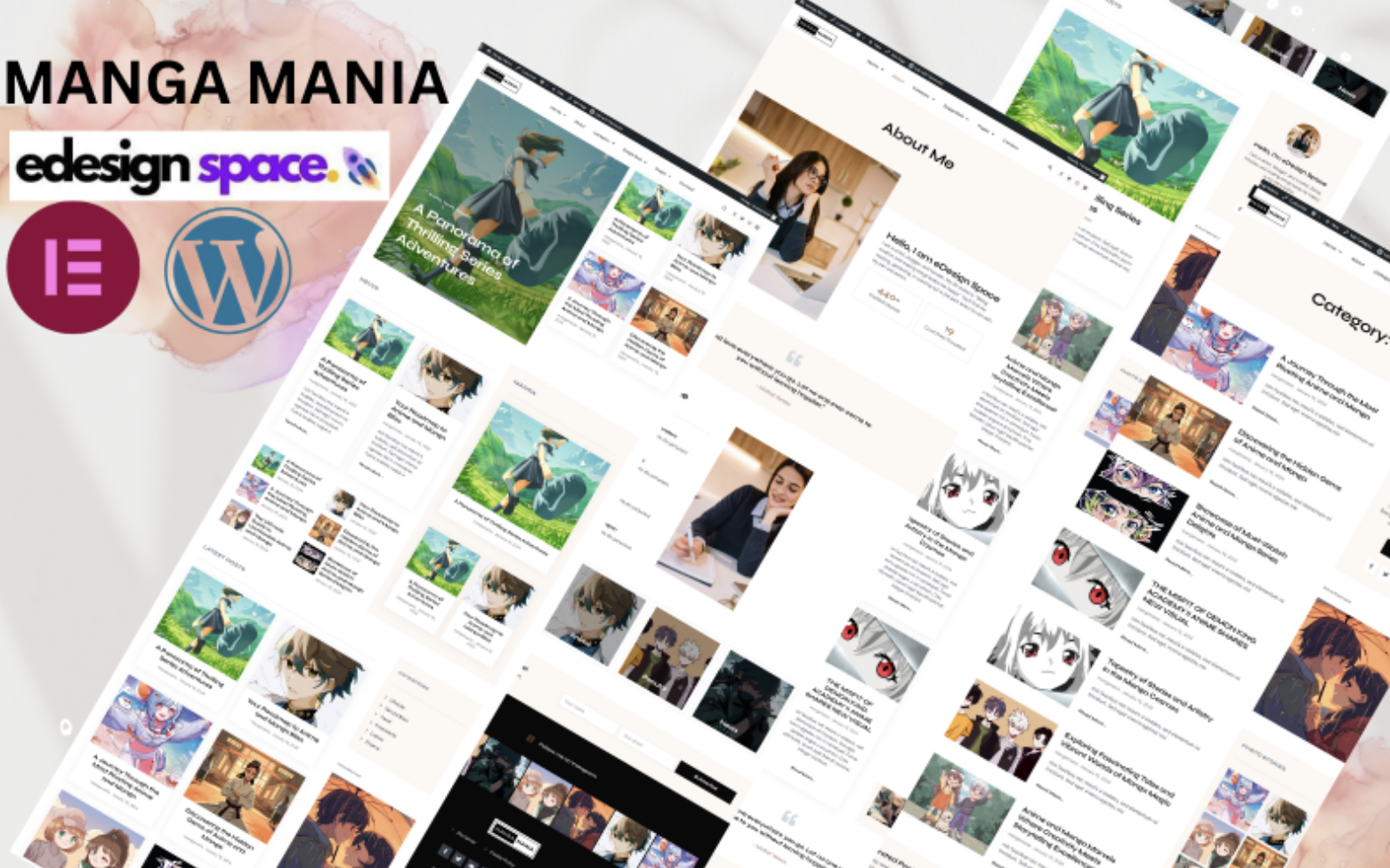 Manga Mania - Anime and Manga WordPress Theme