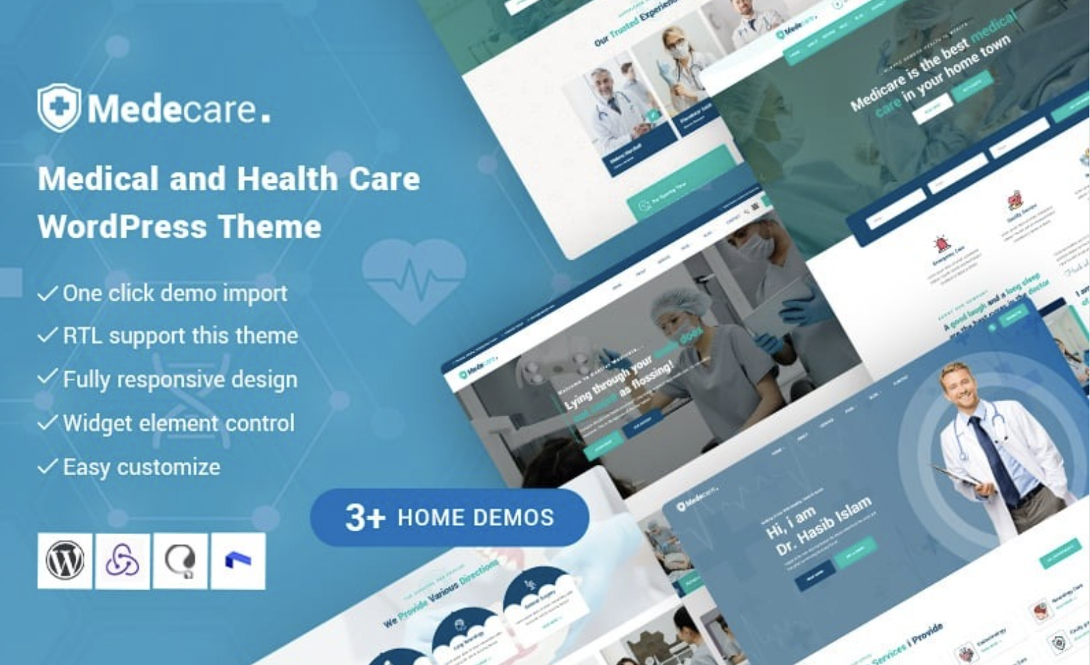 Medecare - Medical and Health Care WordPress Theme