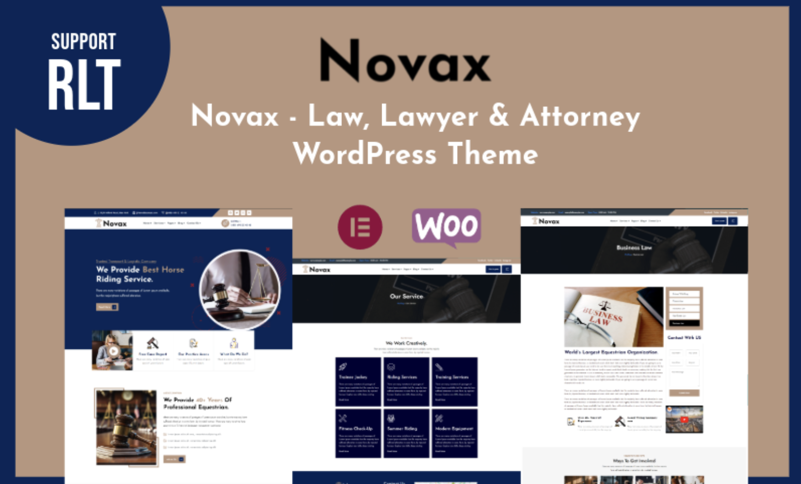 Novax - Law, Lawyer & Attorney WordPress Theme
