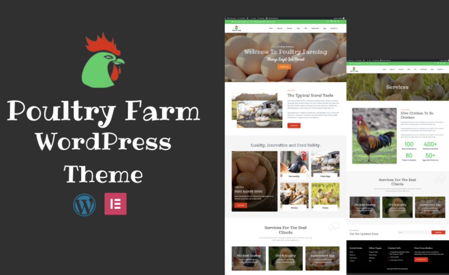 Poultry Farm Elementor WordPress Theme