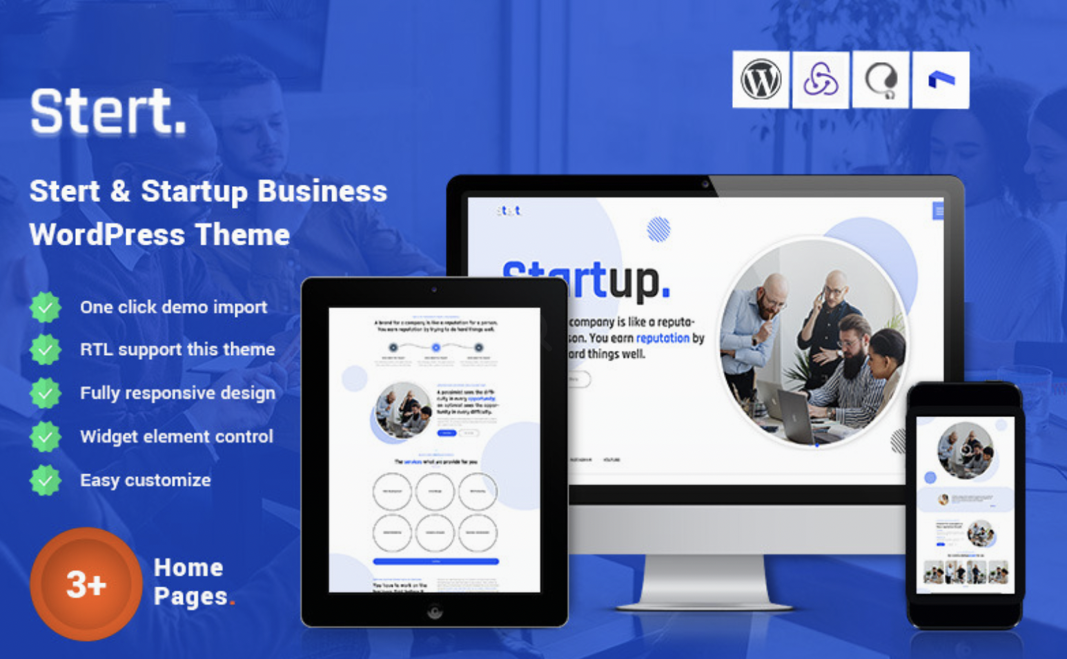 Stert - Startup Business WordPress Theme