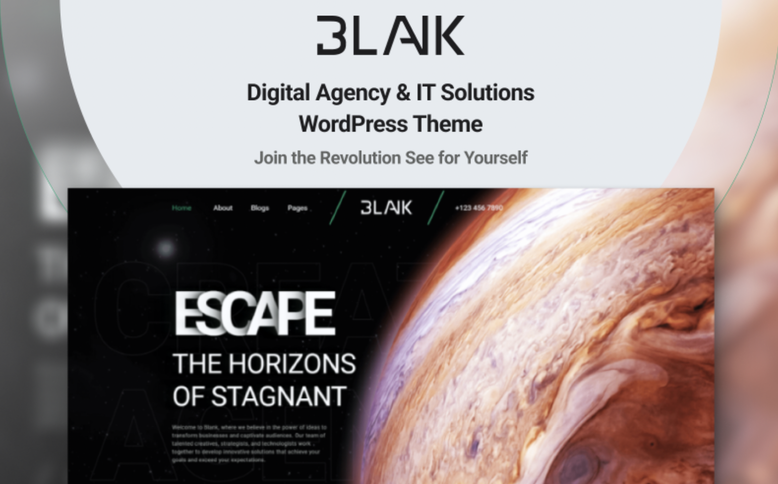 The Blank - Digital Agency - Marketing Agency & IT Solutions WordPress Theme