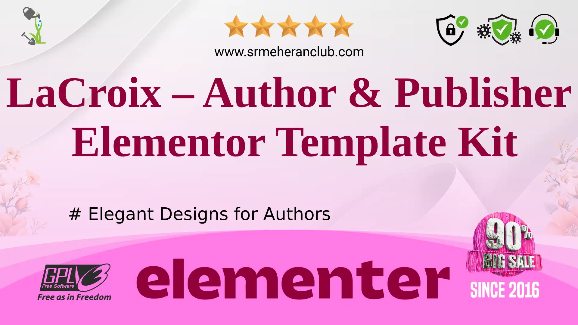 LaCroix – Author & Publisher Elementor Template Kit — Elementor Kit by Themeforest