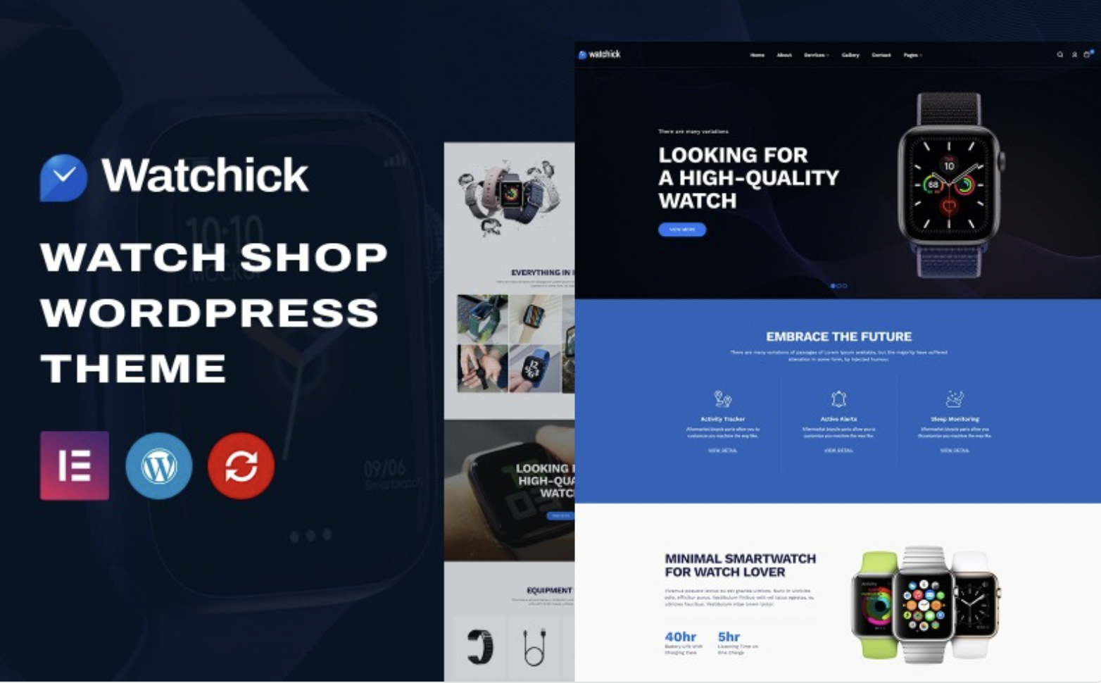 Watchick - Watch Store and Single Product WordPress Theme