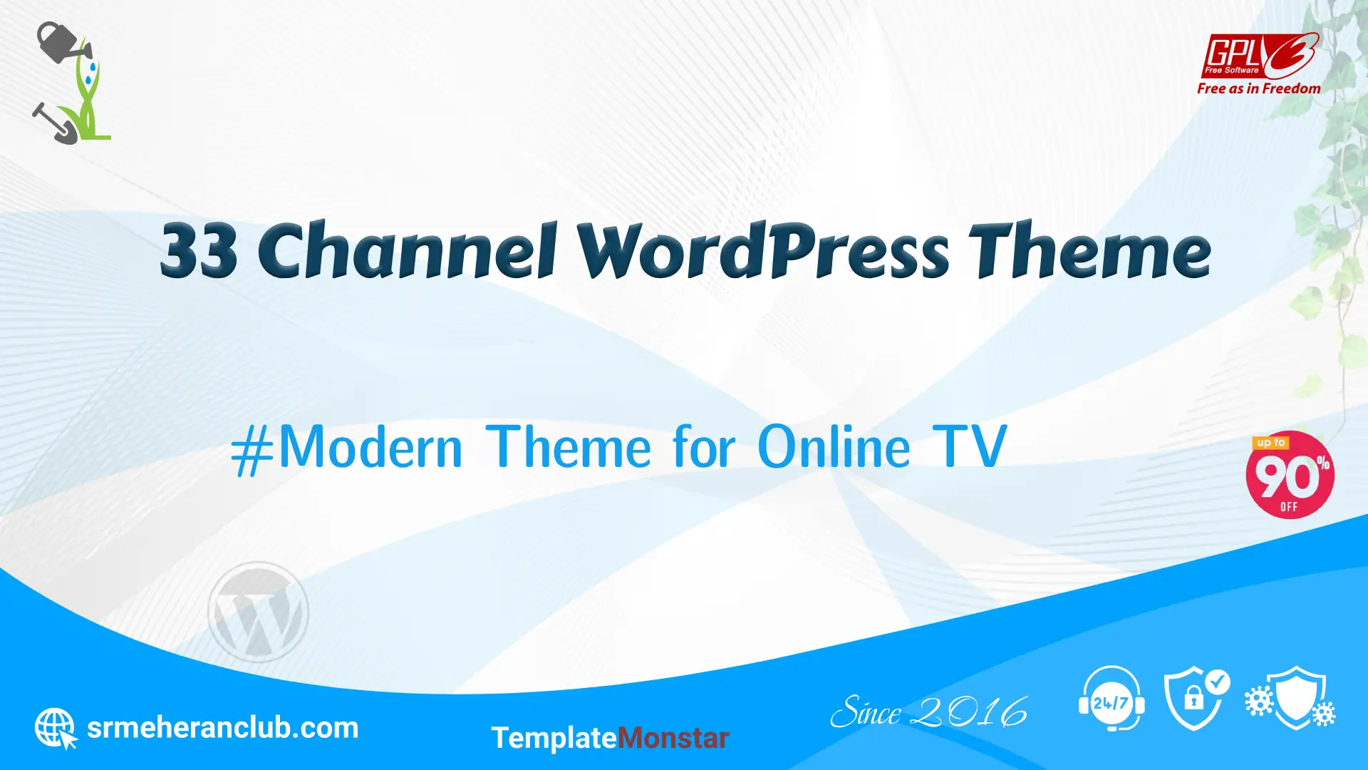 33 Channel WordPress Theme — Theme by Templatemonster
